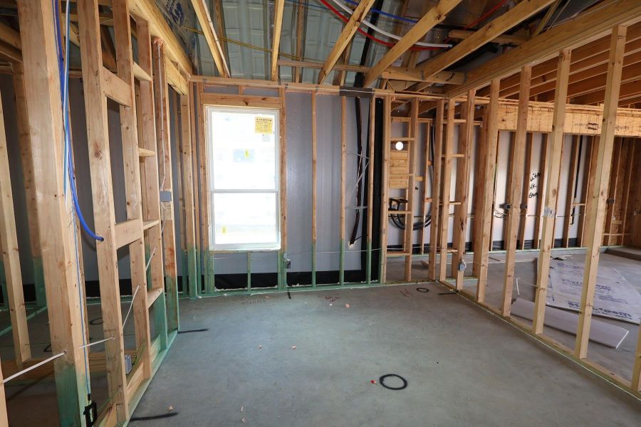 In-progress construction of a new home in Dunham Pointe, Cypress, TX (Image 5).