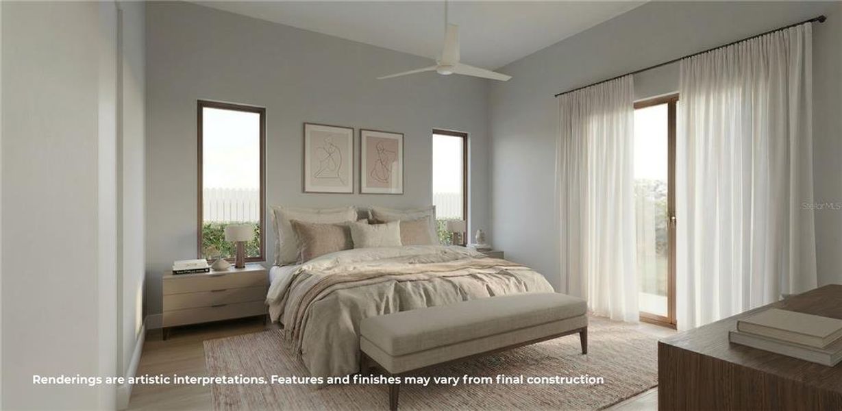 Furnished interior view inside a new home in , Orlando (Image 7).