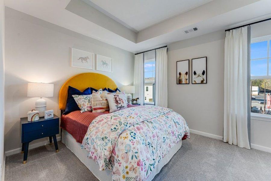 Furnished interior view inside a new home in Hampton Trace, Marietta (Image 14).