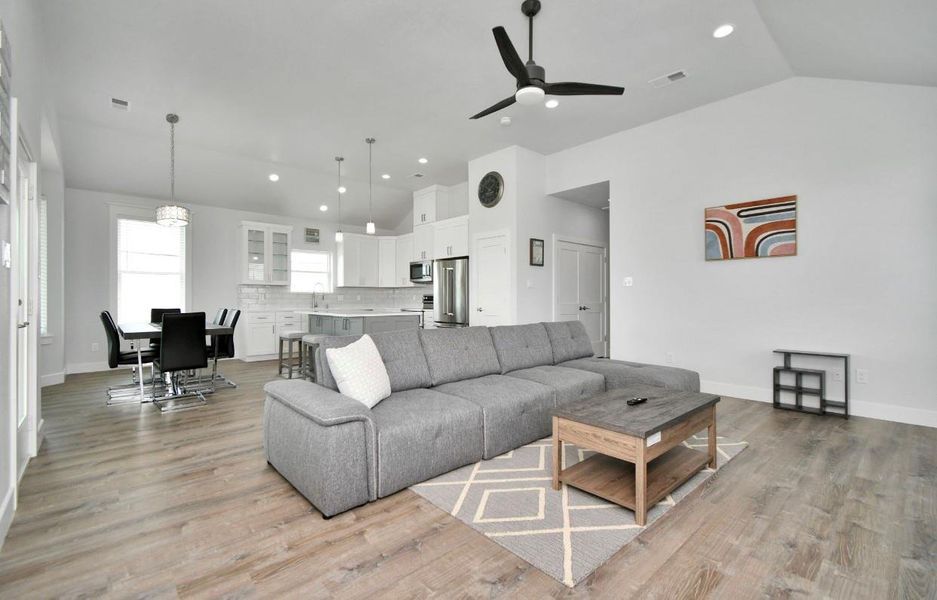 Furnished interior view inside a new home in , Galveston (Image 31). Furnished interior view inside a new home in , Galveston (Image 31).