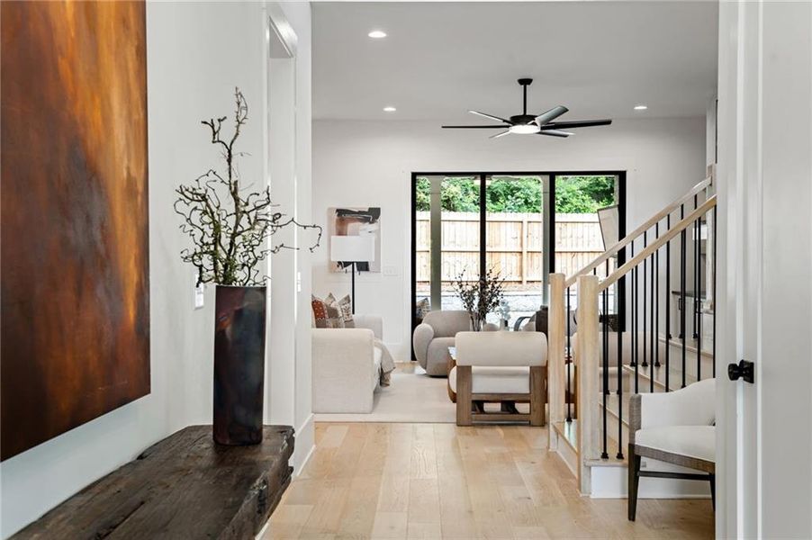 Furnished interior view inside a new home in , Atlanta (Image 42).