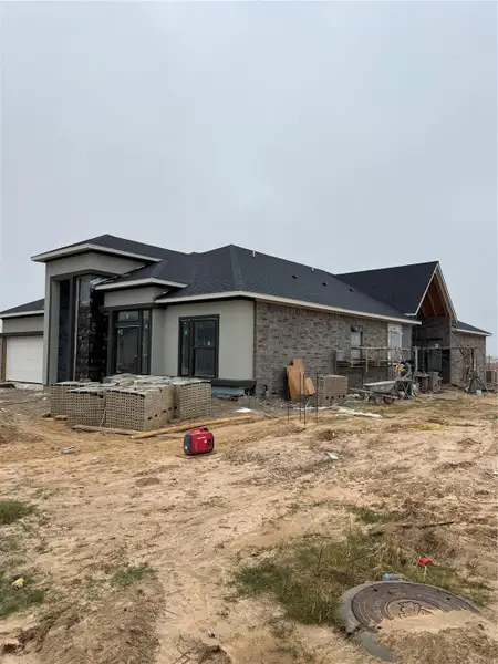 In-progress construction of a new home in Katy Court 60', Katy, TX (Image 10).