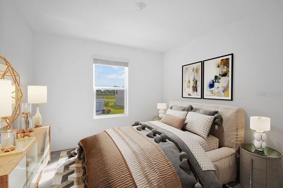 Furnished interior view inside a new home in Waterstone, Groveland (Image 12).