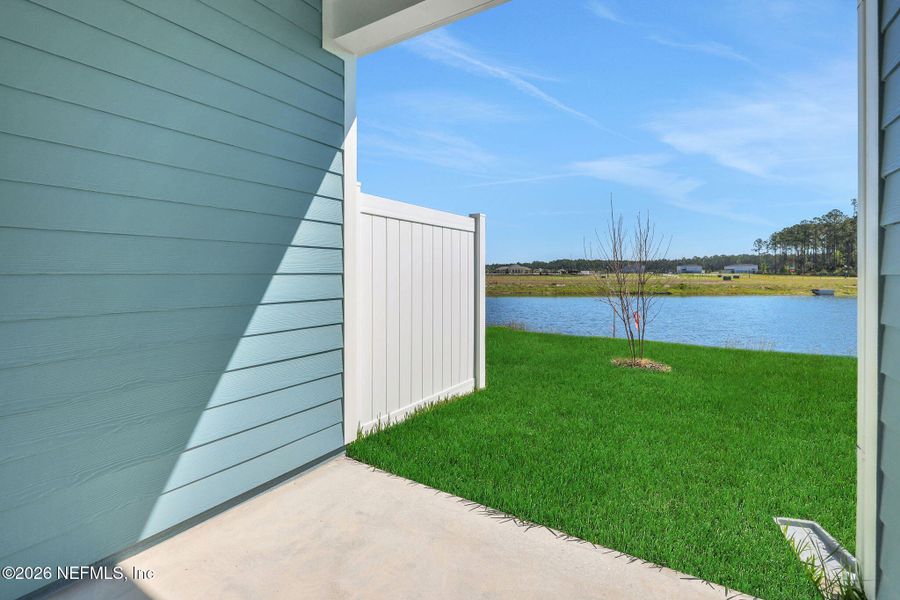 Exterior details and patio area of a home in Brook Forest, St. Augustine (Image 4).