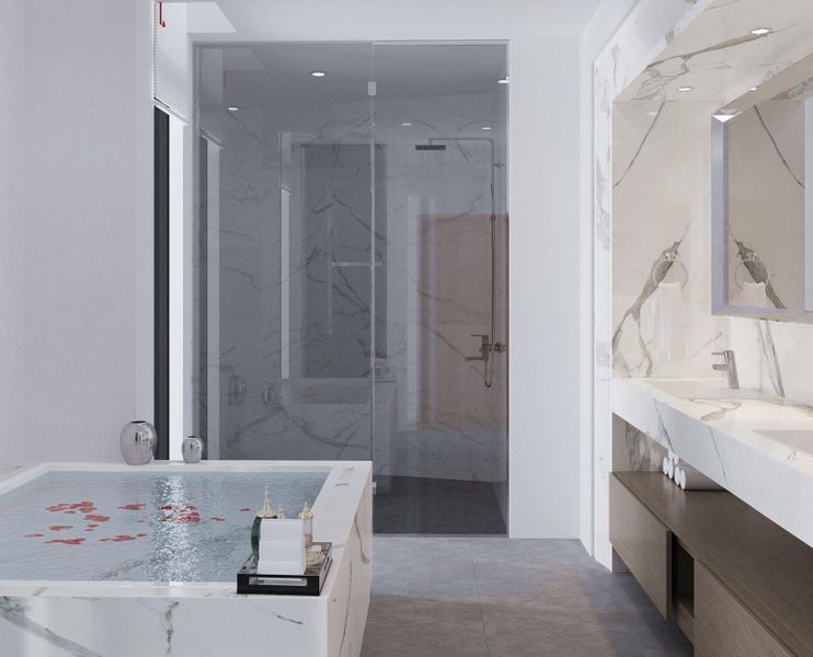 Furnished interior view inside a new home in , Southwest Ranches (Image 6). Furnished interior view inside a new home in , Southwest Ranches (Image 6).