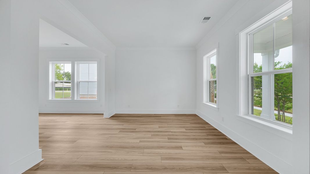 Representative furnished interior of a home built from the Preakness II by DRB Homes in Ballam Oaks, Mount Pleasant (Image 12). Representative furnished interior of a home built from the Preakness II by DRB Homes in Ballam Oaks, Mount Pleasant (Image 12).