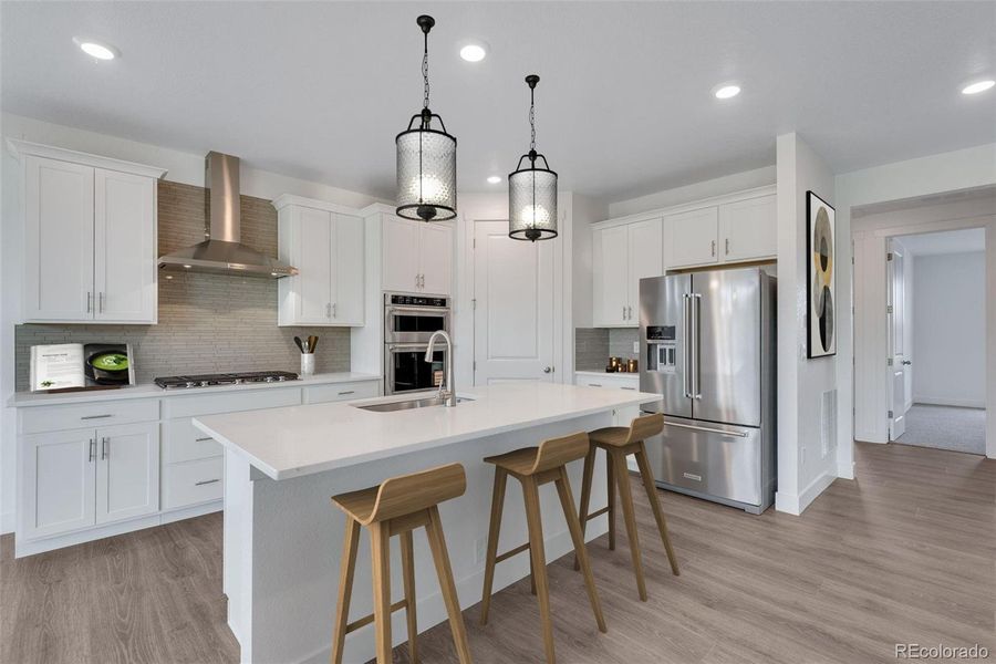 Furnished interior view inside a new home in Vantage, Berthoud (Image 10). Furnished interior view inside a new home in Vantage, Berthoud (Image 10).