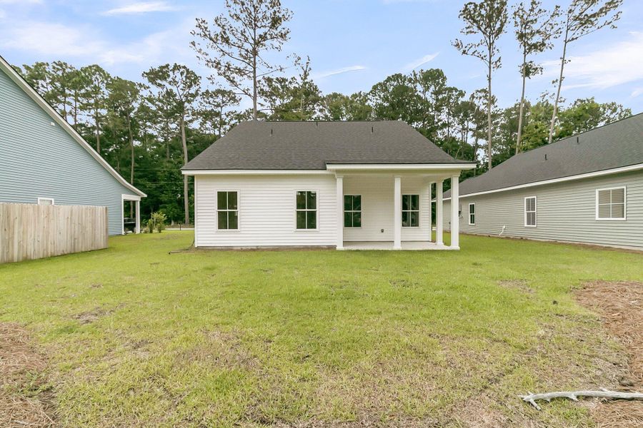 Front exterior of a new home in , Ladson, SC, highlighting curb appeal (Image 21).