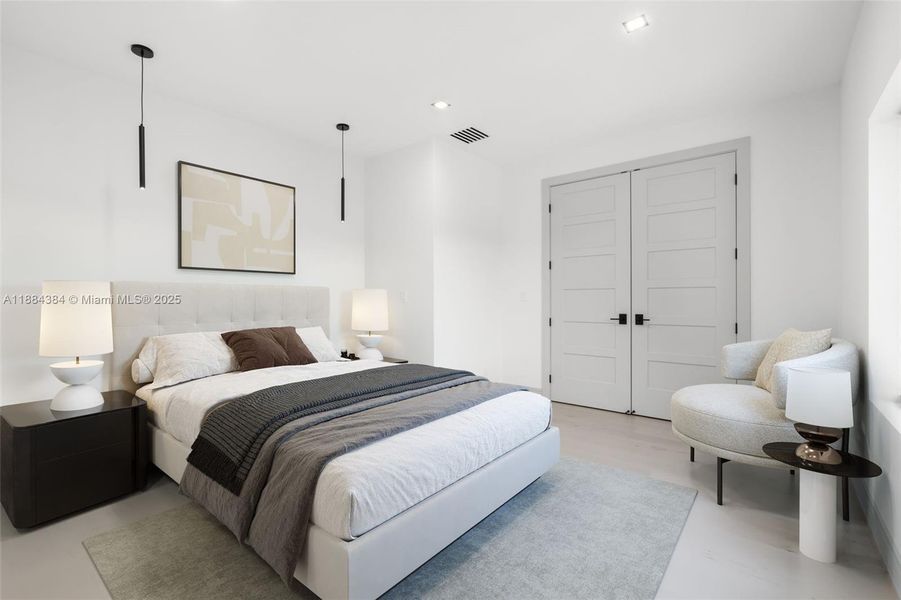 Furnished interior view inside a new home in , Delray Beach (Image 18).