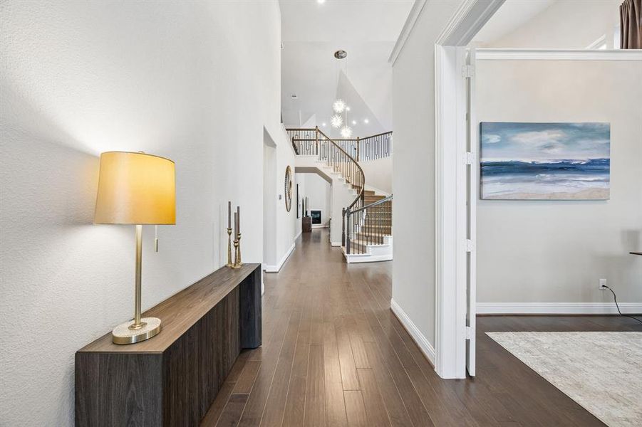 Furnished interior view inside a new home in , Fate (Image 6).