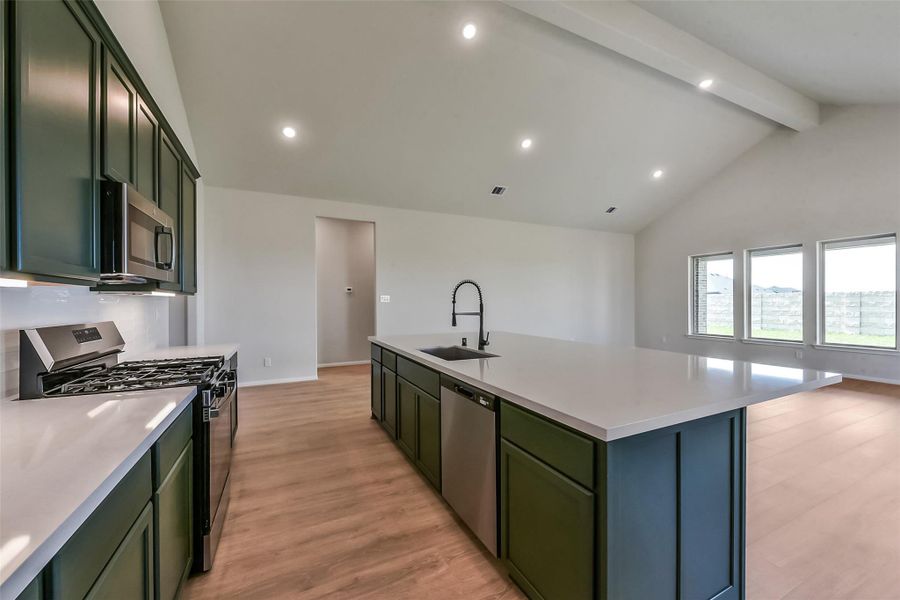 Furnished interior view inside a new home in River Ranch Meadows, Dayton (Image 8).
