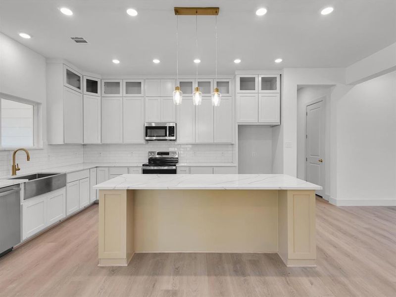 Furnished interior view inside a new home in , Sunset (Image 9). Furnished interior view inside a new home in , Sunset (Image 9).