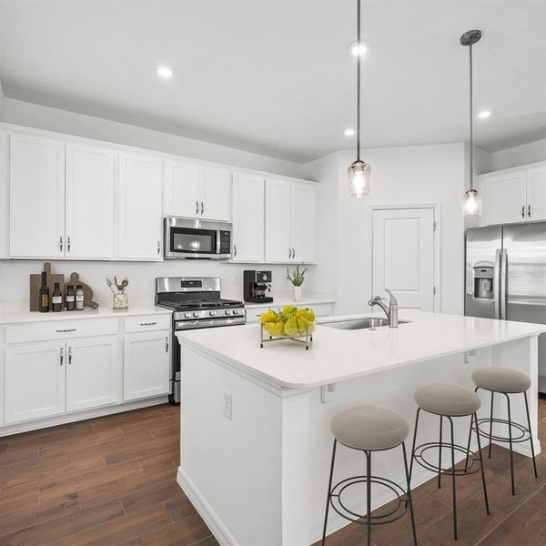 Furnished interior view inside a new home in Spring Walk at the Junction, Debary (Image 18).