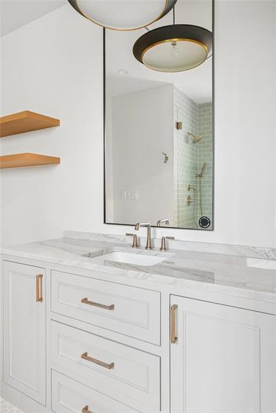 Close-up of interior finishes inside a home in , Dallas (Image 21).