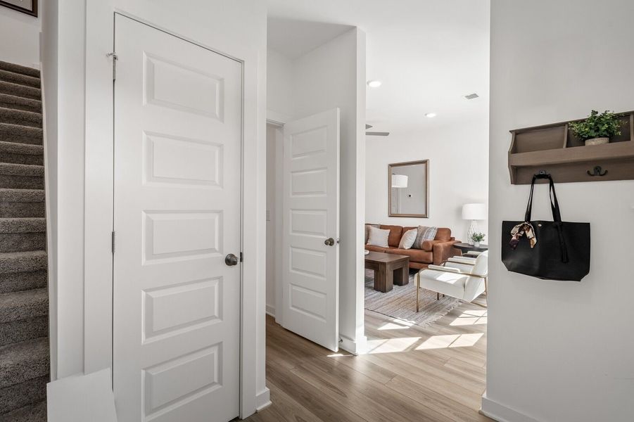 Furnished interior view inside a new home in The Towns at Red River, Gallatin (Image 6).