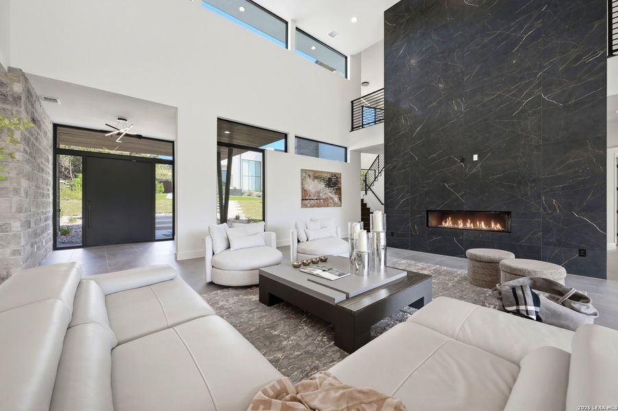 Furnished interior view inside a new home in , San Antonio (Image 67).