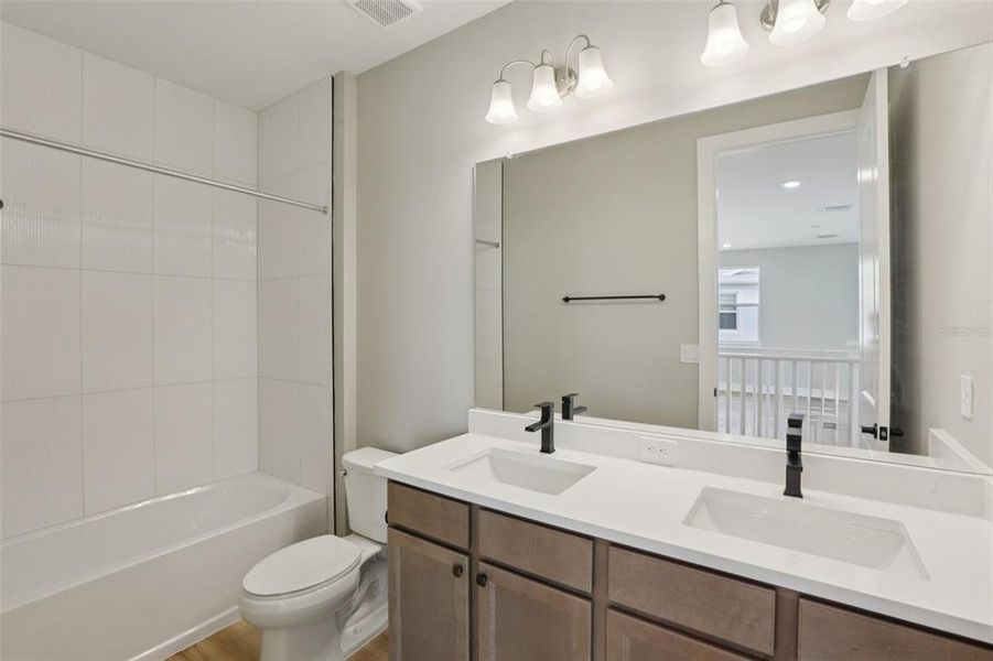 Furnished interior view inside a new home in Lagoon Residences at Epperson, Wesley Chapel (Image 8).