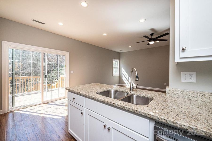 Furnished interior view inside a new home in , Hickory (Image 4).