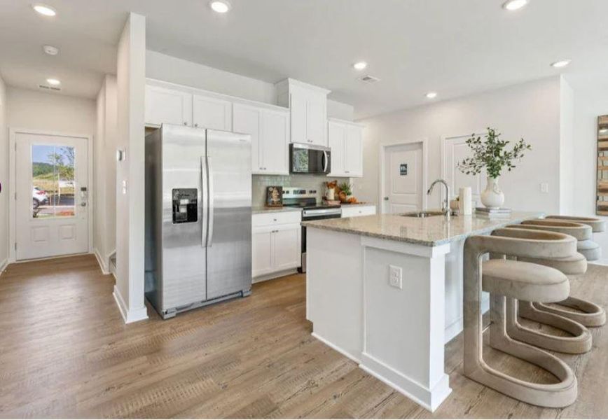 Furnished interior view inside a new home in The Reserve at Gainesville Township, Gainesville (Image 13). Furnished interior view inside a new home in The Reserve at Gainesville Township, Gainesville (Image 13).