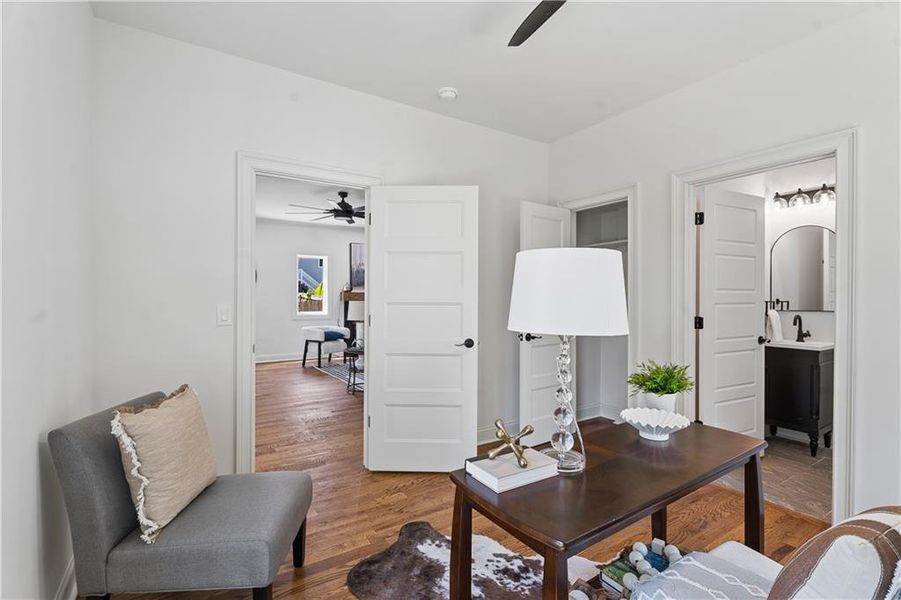 Furnished interior view inside a new home in , Decatur (Image 16).