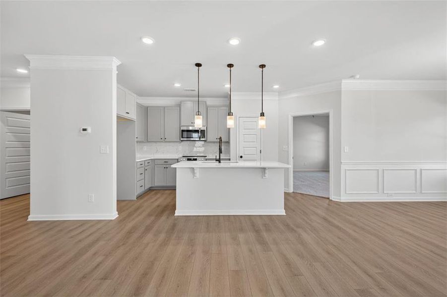 Furnished interior view inside a new home in Allen Manor, Hoschton (Image 6).
