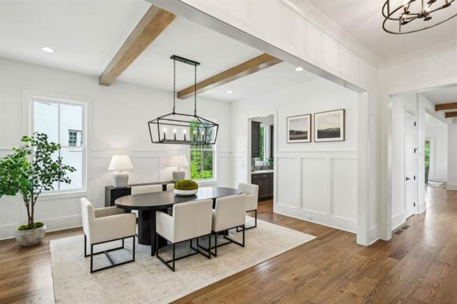 Furnished interior view inside a new home in , Atlanta (Image 17).