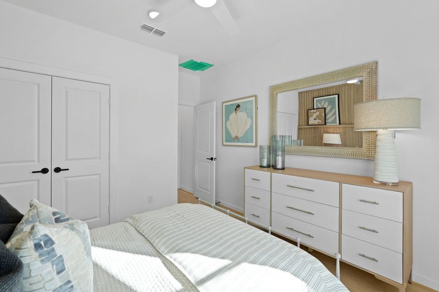 Furnished interior view inside a new home in Elyson 45' & 70', Katy (Image 31).