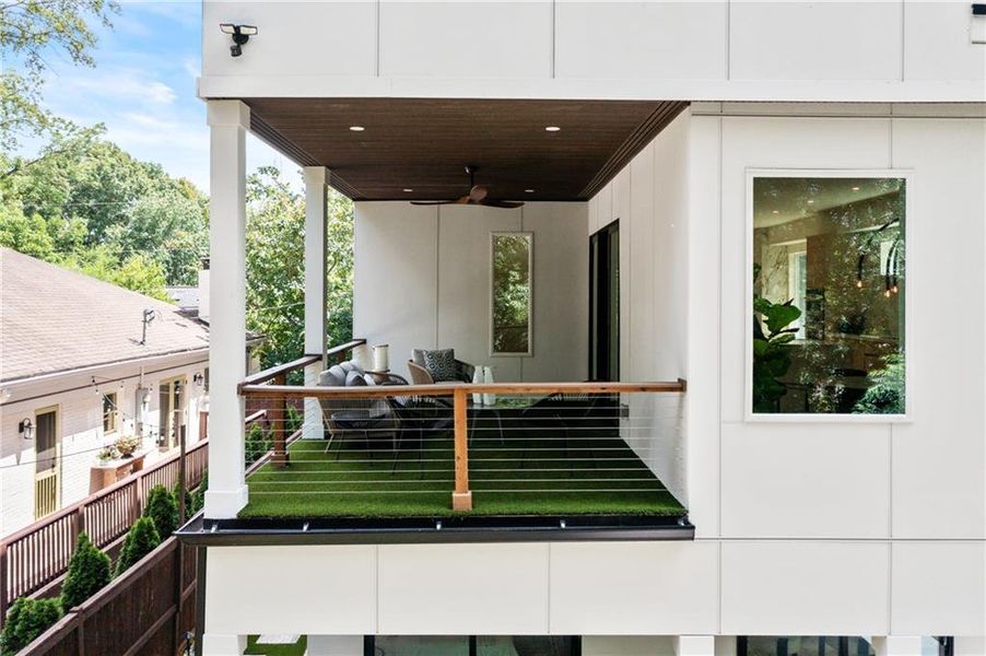 Exterior details and patio area of a home in , Atlanta (Image 33). Exterior details and patio area of a home in , Atlanta (Image 33).
