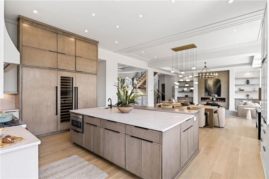 Furnished interior view inside a new home in , Marietta (Image 17).