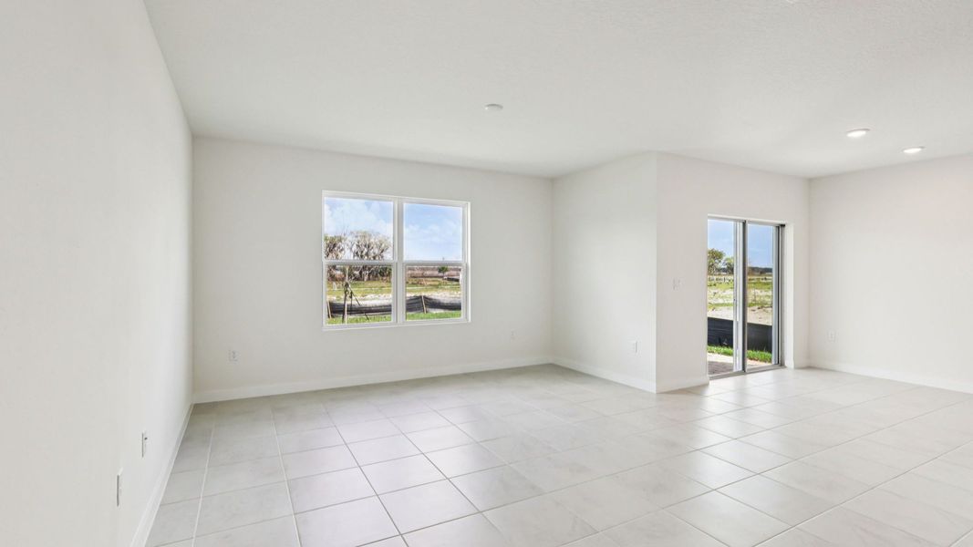 Representative furnished interior of a home built from the Baker by DRB Homes in Hamilton Bluff, Haines City (Image 7).