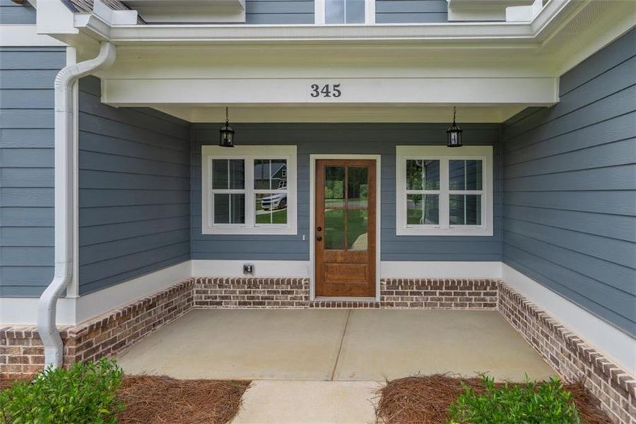 Exterior details and patio area of a home in , Social Circle (Image 29).