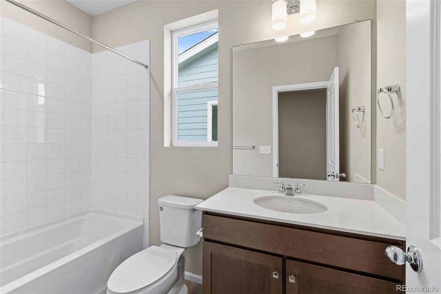 Furnished interior view inside a new home in The Cottages Collection at Ridgeline Vista, Brighton (Image 7).