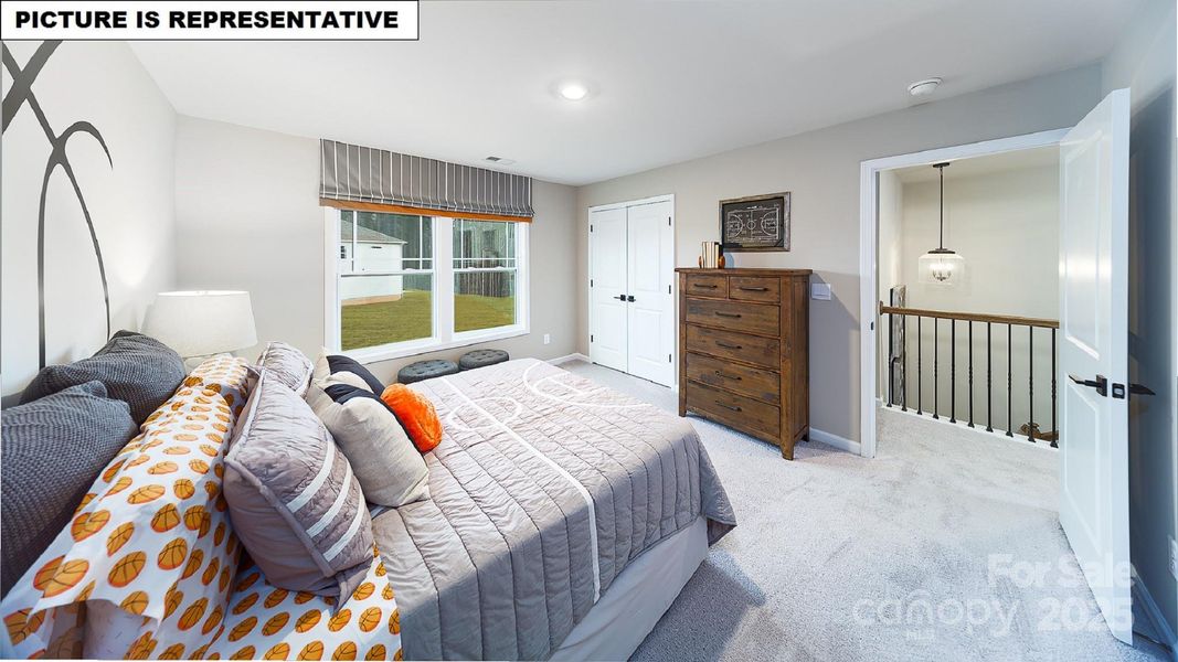 Furnished interior view inside a new home in Falls Cove, Troutman (Image 7).