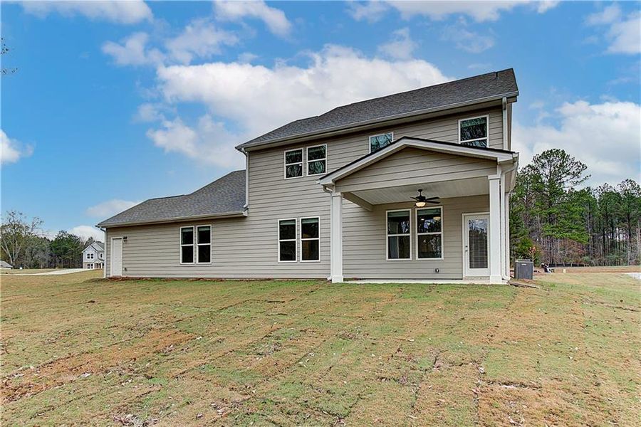 Front exterior of a new home in , Senoia, GA, highlighting curb appeal (Image 16).