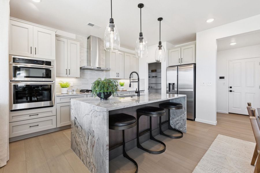 Representative furnished interior of a home built from the Jansen by Landsea Homes in Cherry Meadows, Brighton (Image 24).