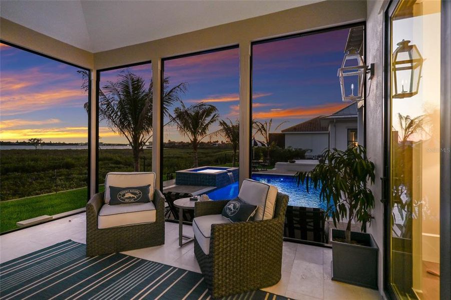 Exterior details and patio area of a home in , Palmetto (Image 31).