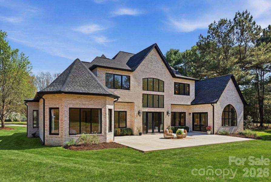 Front exterior of a new home in , Mooresville, NC, highlighting curb appeal (Image 24). Front exterior of a new home in , Mooresville, NC, highlighting curb appeal (Image 24).
