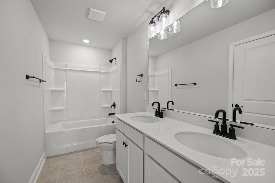 Secondary Bath with dual sinks