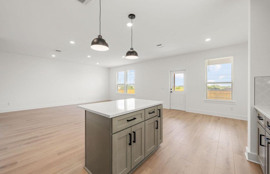 Furnished interior view inside a new home in Crosswinds, Kyle (Image 6). Furnished interior view inside a new home in Crosswinds, Kyle (Image 6).