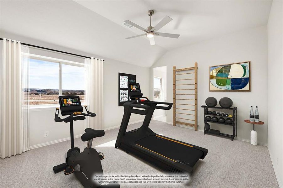 Furnished interior view inside a new home in El Dorado, Granbury (Image 6).