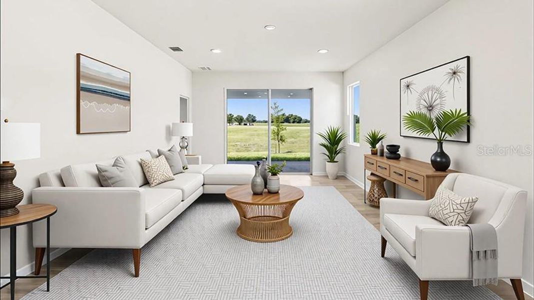 Furnished interior view inside a new home in Ocala Preserve, Ocala (Image 4).