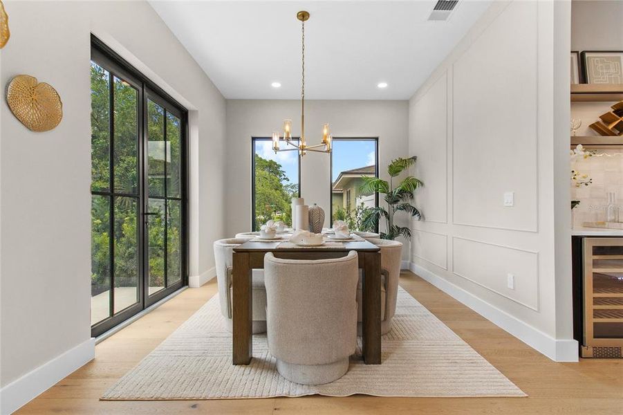 Furnished interior view inside a new home in , Orlando (Image 18).
