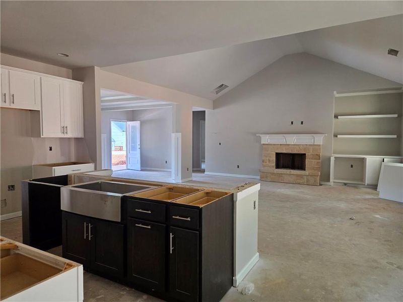 In-progress construction of a new home in , Bethlehem, GA (Image 12).