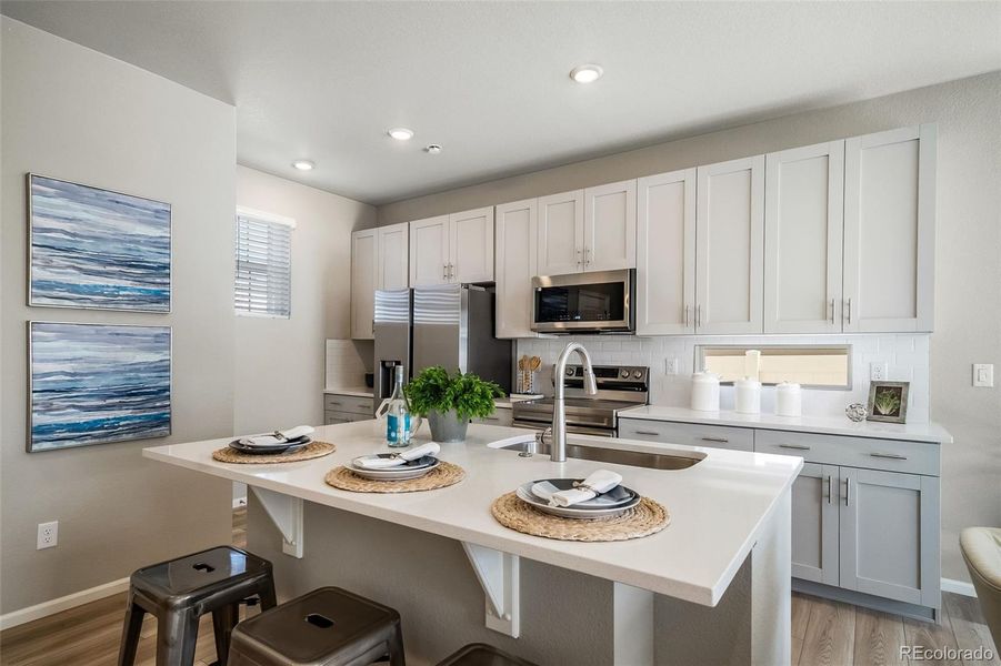 Furnished interior view inside a new home in , Aurora (Image 7).