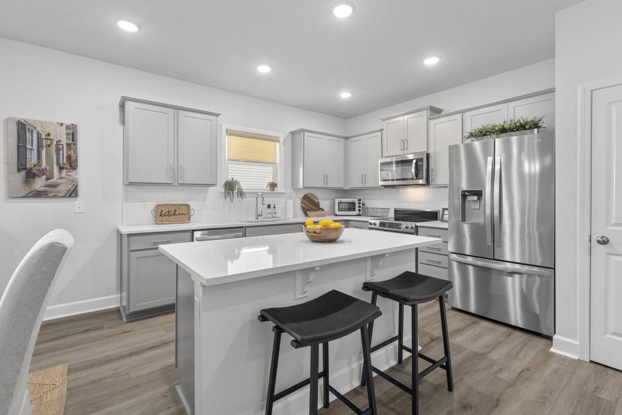 Furnished interior view inside a new home in Cedar Glen Preserve, Huger (Image 32).