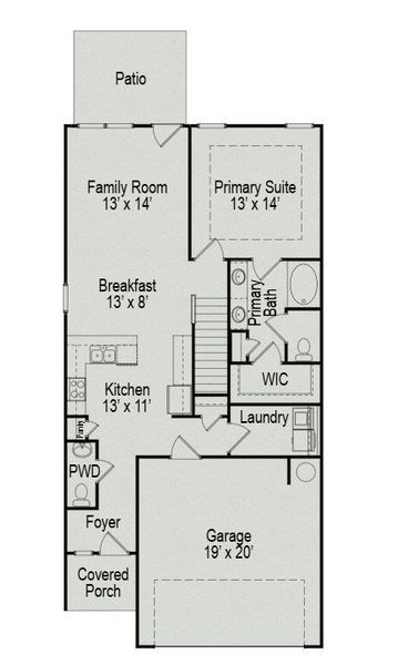 First floor layout First floor layout