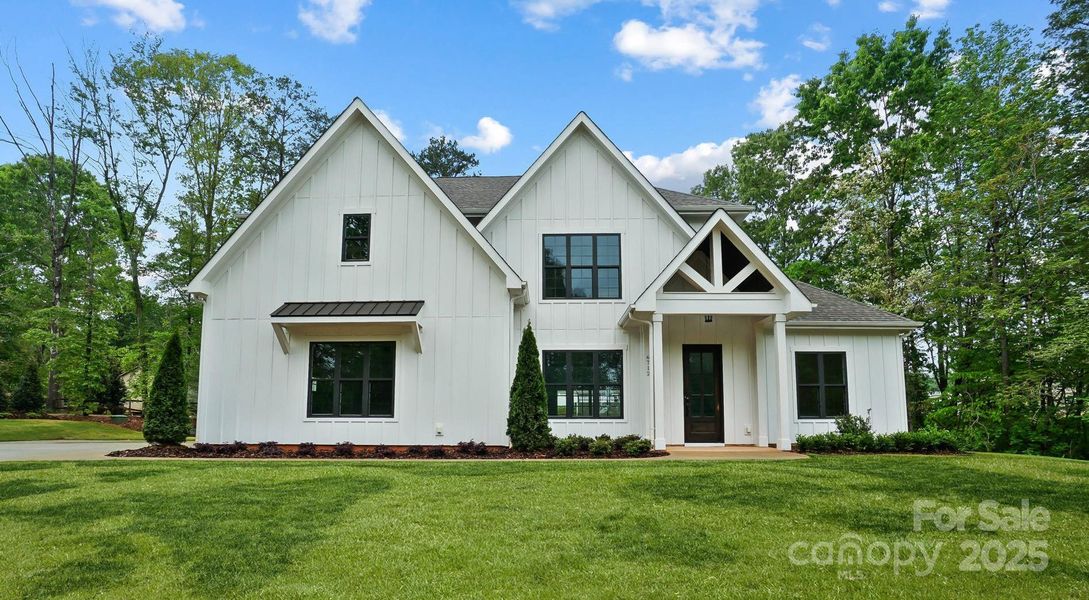 Front exterior of a new home in , Sherrills Ford, NC, highlighting curb appeal (Image 30). Front exterior of a new home in , Sherrills Ford, NC, highlighting curb appeal (Image 30).