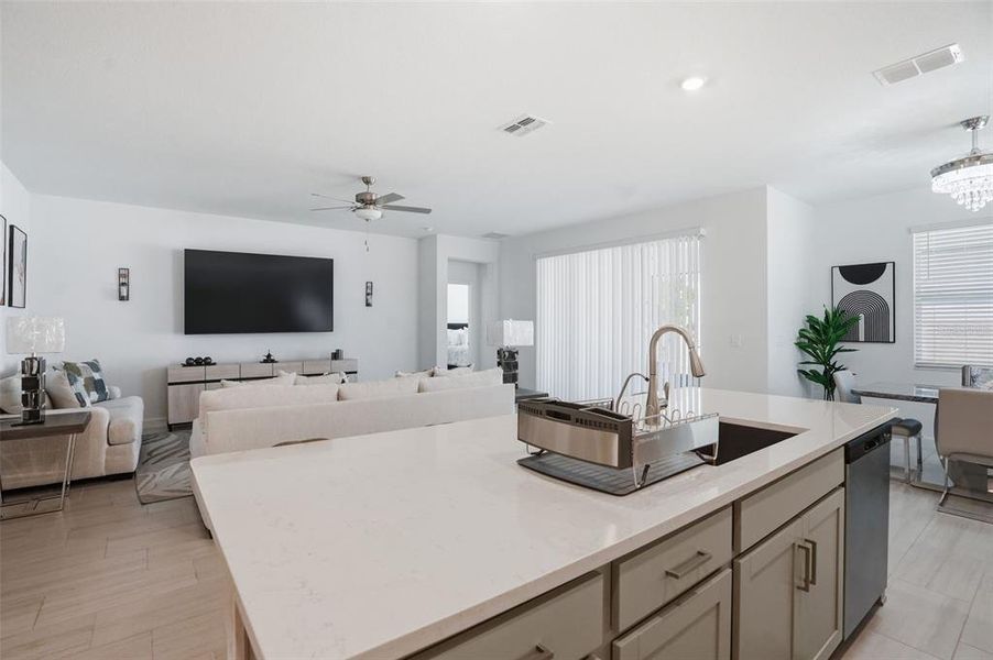 Furnished interior view inside a new home in Mirada Active Adult, San Antonio (Image 19).