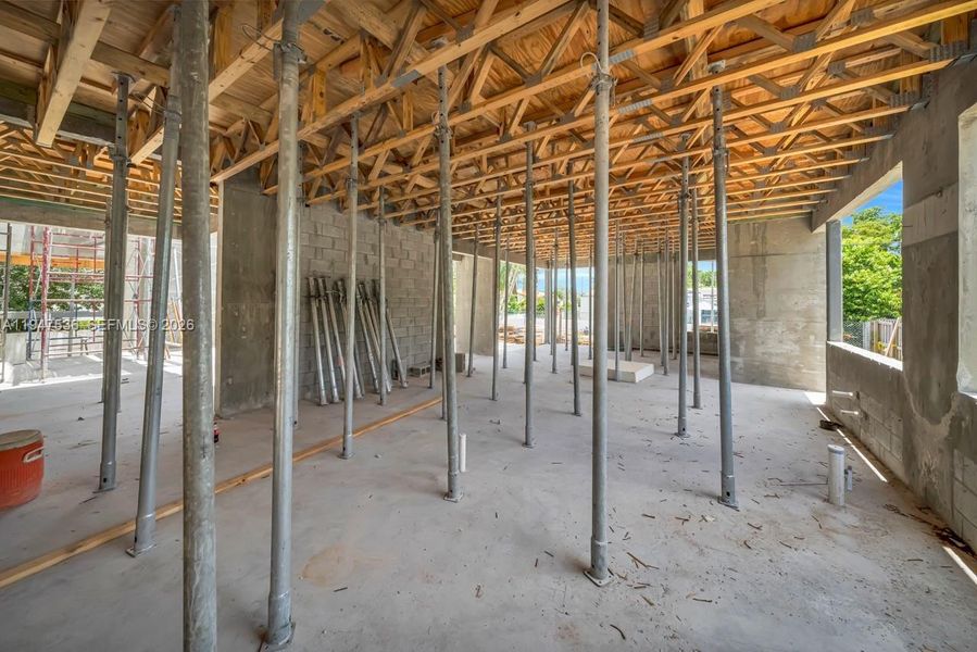 In-progress construction of a new home in , Miami Shores, FL (Image 15).