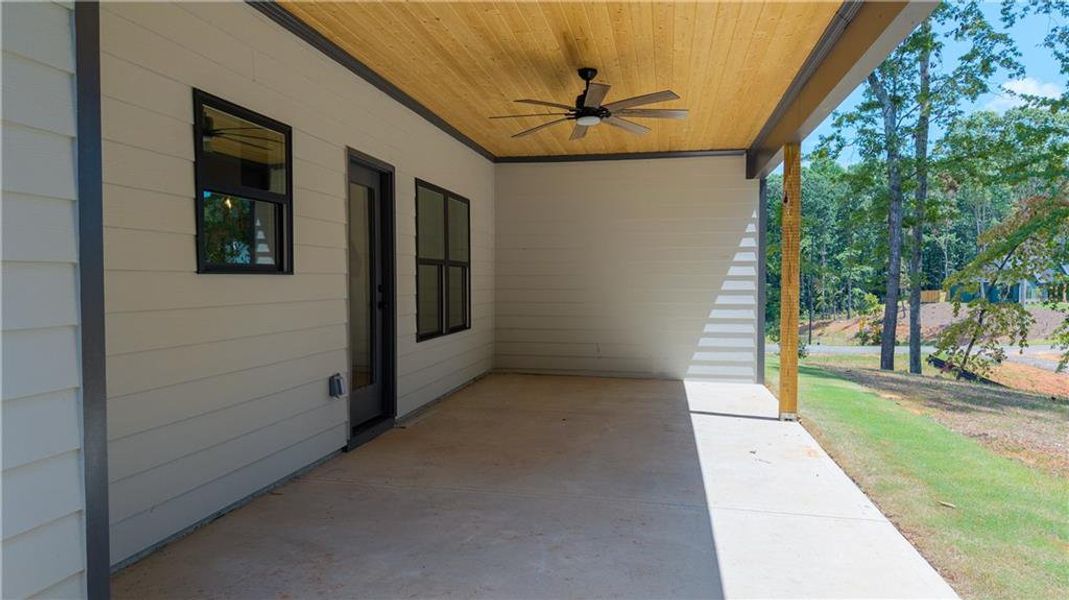 Front exterior of a new home in , Temple, GA, highlighting curb appeal (Image 22).